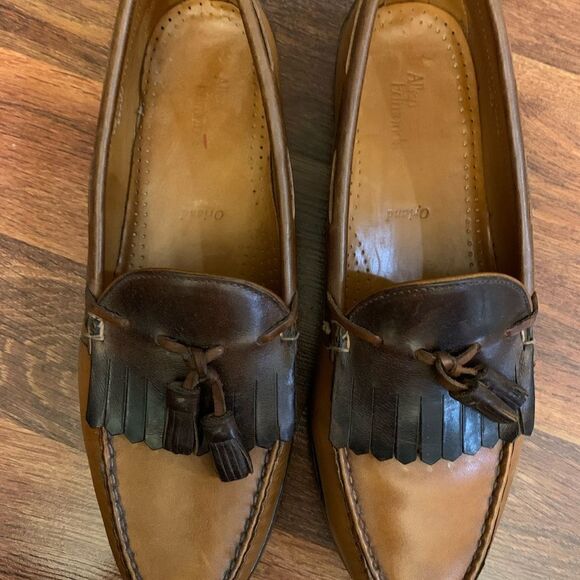 Allen Edmonds Nashua Tassel Loafer, men's size 12 Tan and Brown - Picture 6 of 11